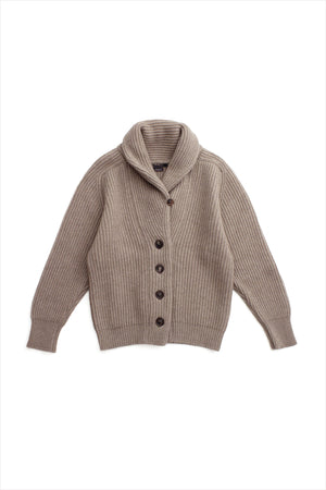 Begg x Co Mini Yacht Sweater Brown Undyed