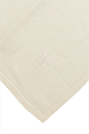 Table Linen Set Embroidered Ecru