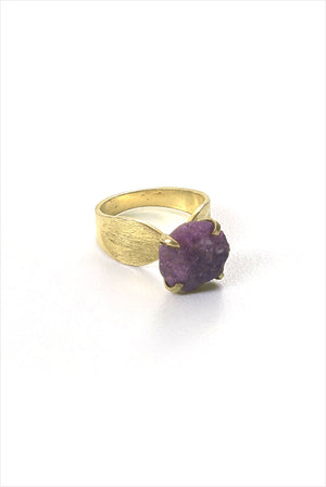 Solitaire Ring - Ruby