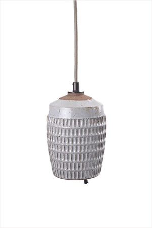 Long Pendant Lamp Glossy White