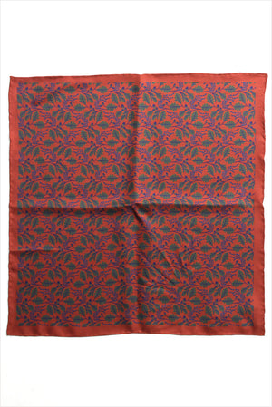 Silk Head Scarf Cordovan