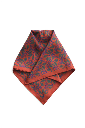 Silk Head Scarf Cordovan