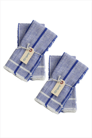 Auntie Oti Napkin Set Brilliant Blue