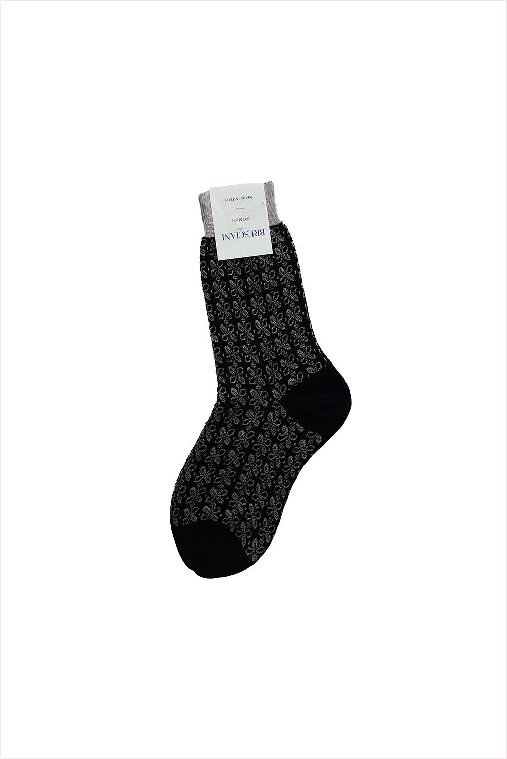 Bresciani Women&#39;s Short Socks Black Sand