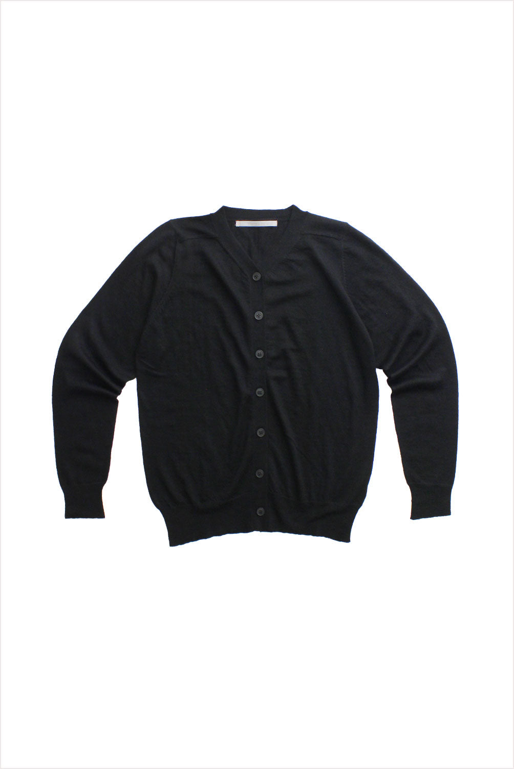 F&amp;H Women&#39;s Fine Cashmere V-Neck Cardigan Black