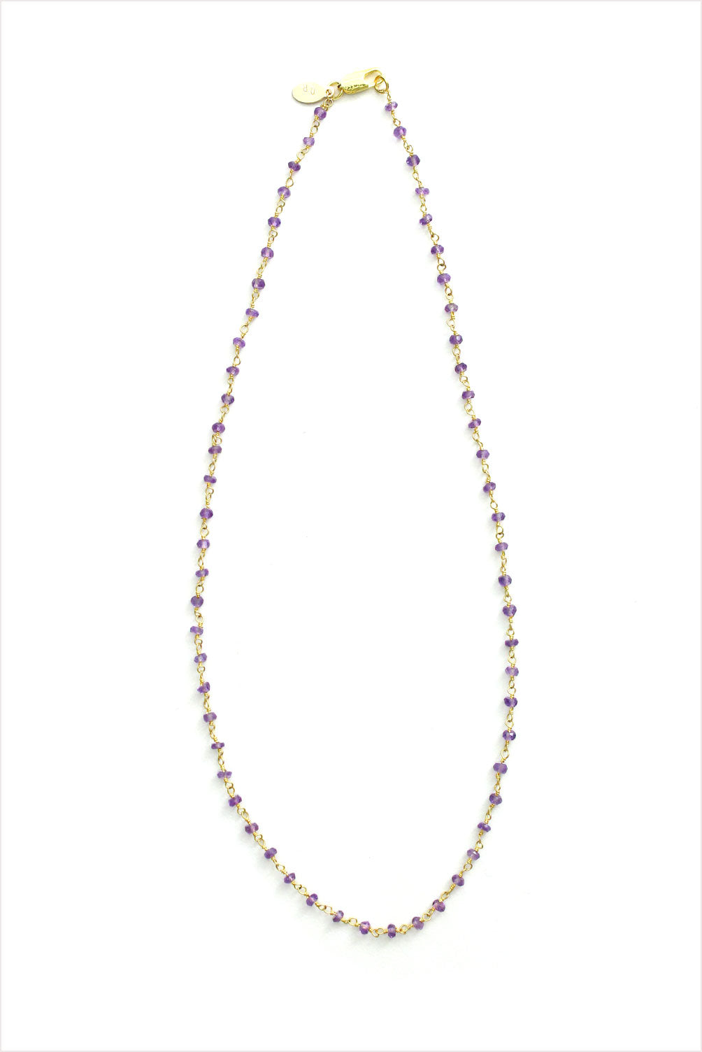 Amethyst Beaded Necklace