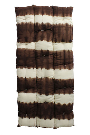 Tensira Rectangular Mattress Chocolate Tie Dye