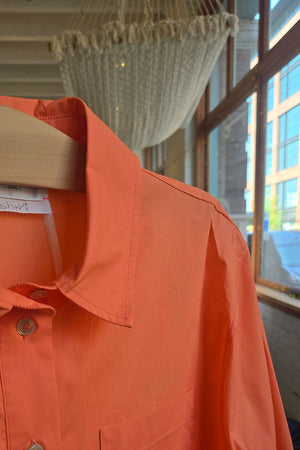 forte_forte Cotton Poplin Half Sleeve Shirt Pistillo