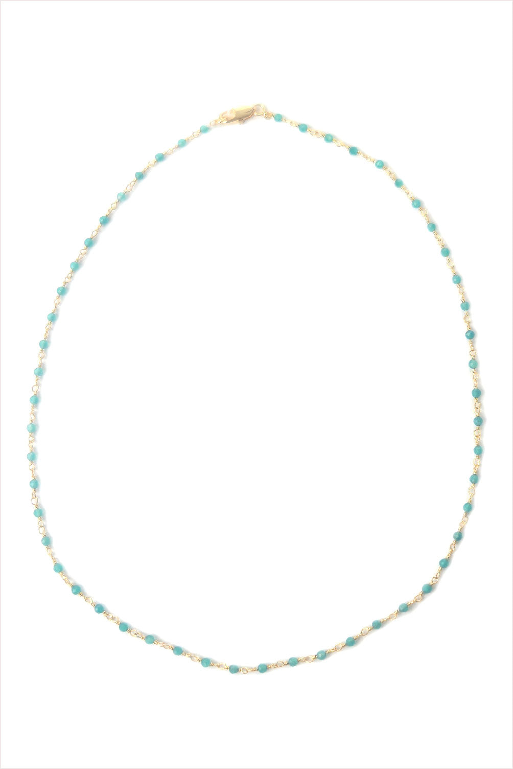 Green Quartz Beaded Necklace