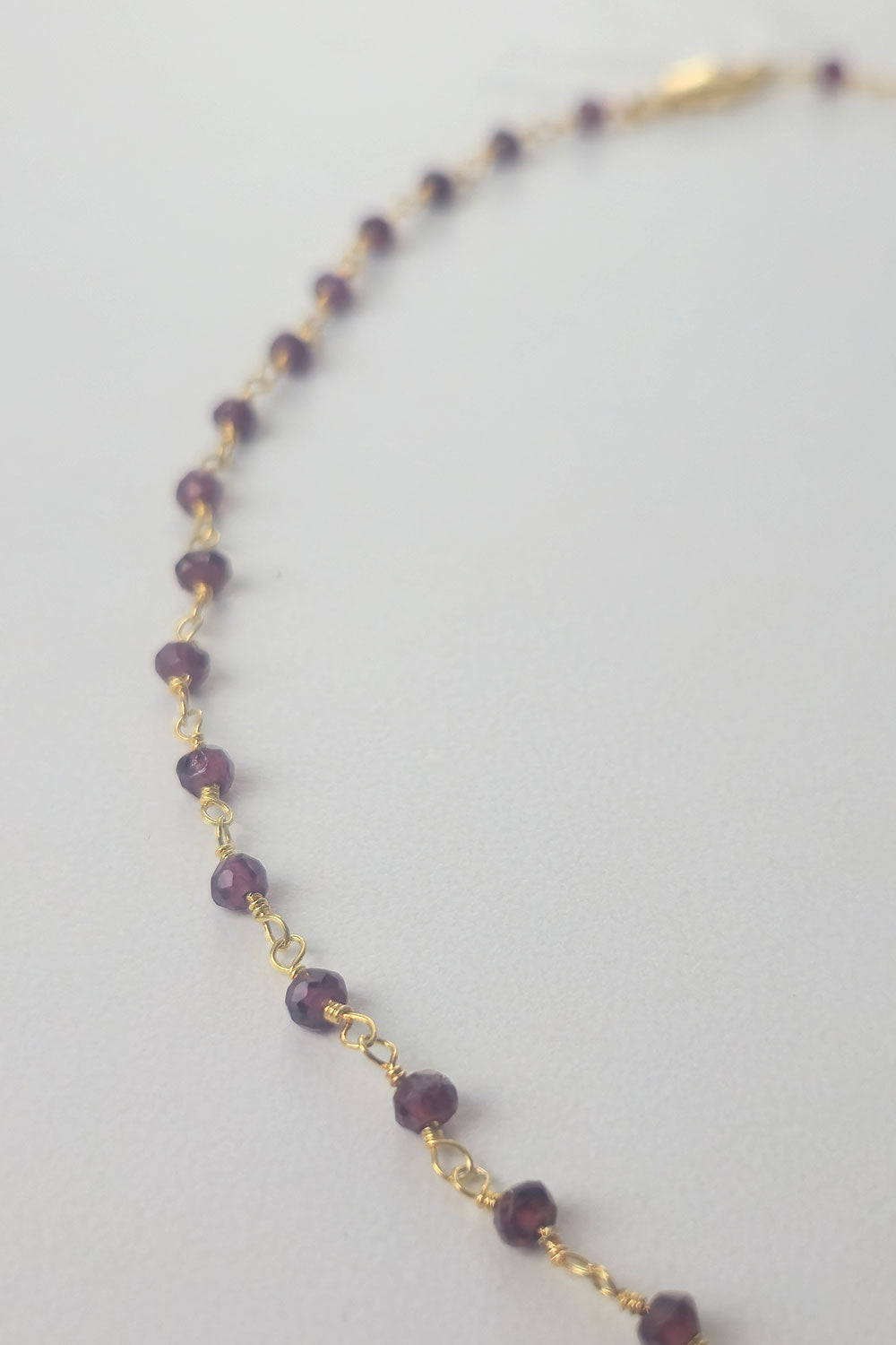 Garnet Beaded Necklace