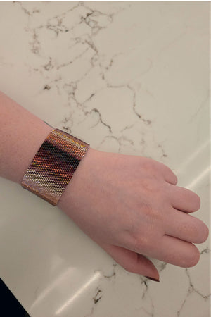 Auburn Trails Beaded Cuff