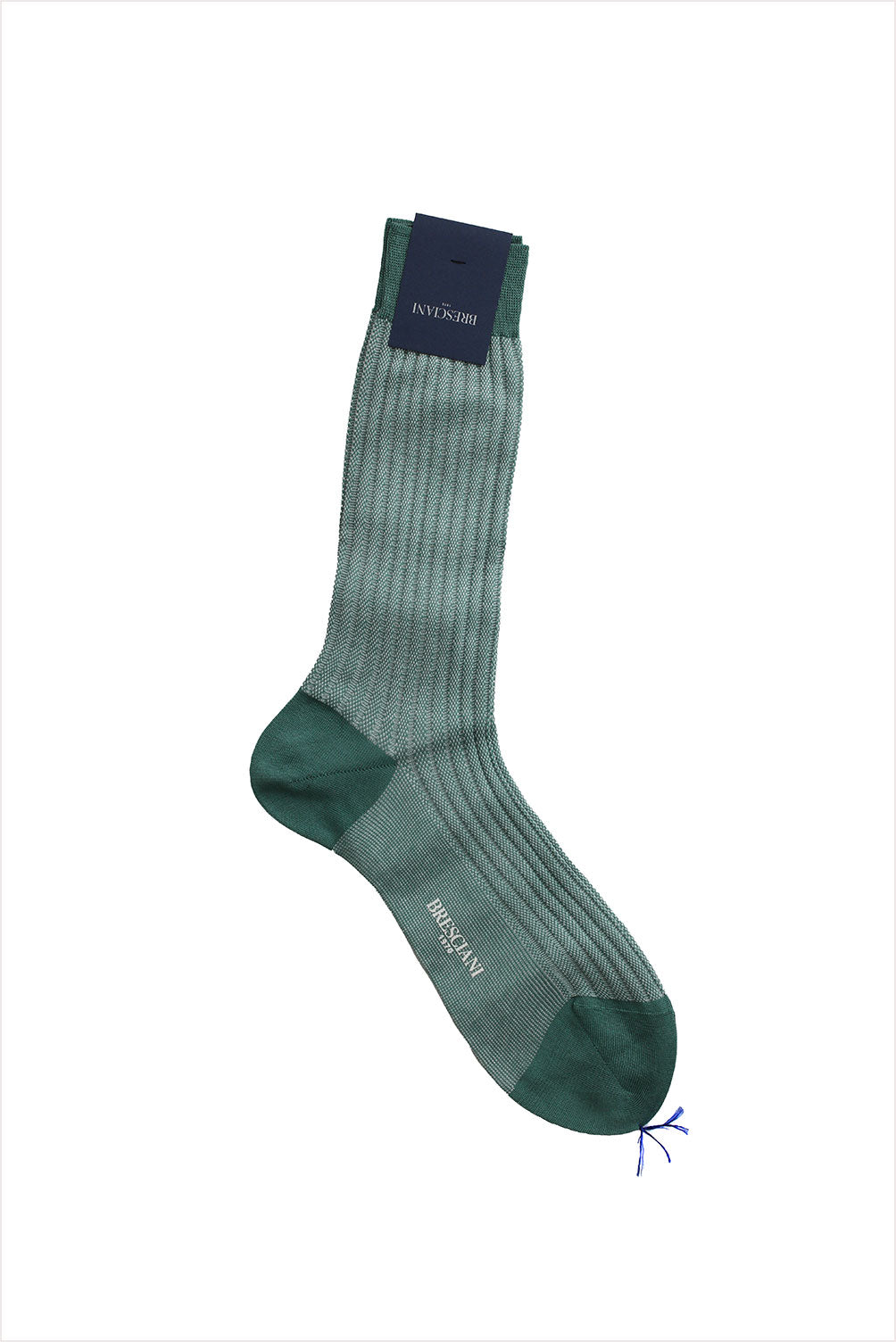 Bresciani Men&#39;s Cotton Socks Green Multi