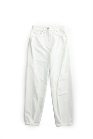 Tibi Sid Jean Spring Denim White