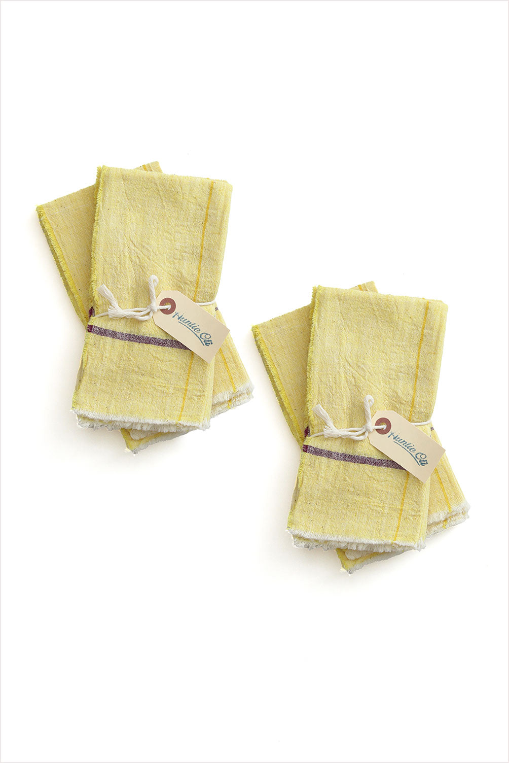 Auntie Oti Napkin Set Yellow