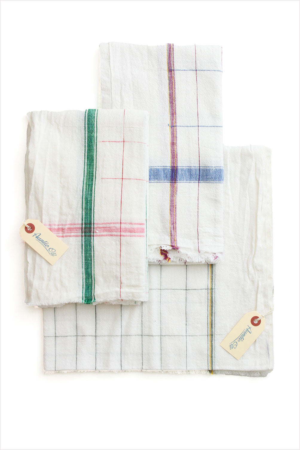 Auntie Oti Windowpane Tea Towel