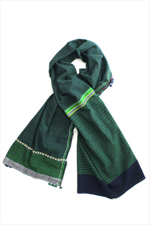 Injiri Amber 121 Scarf Green