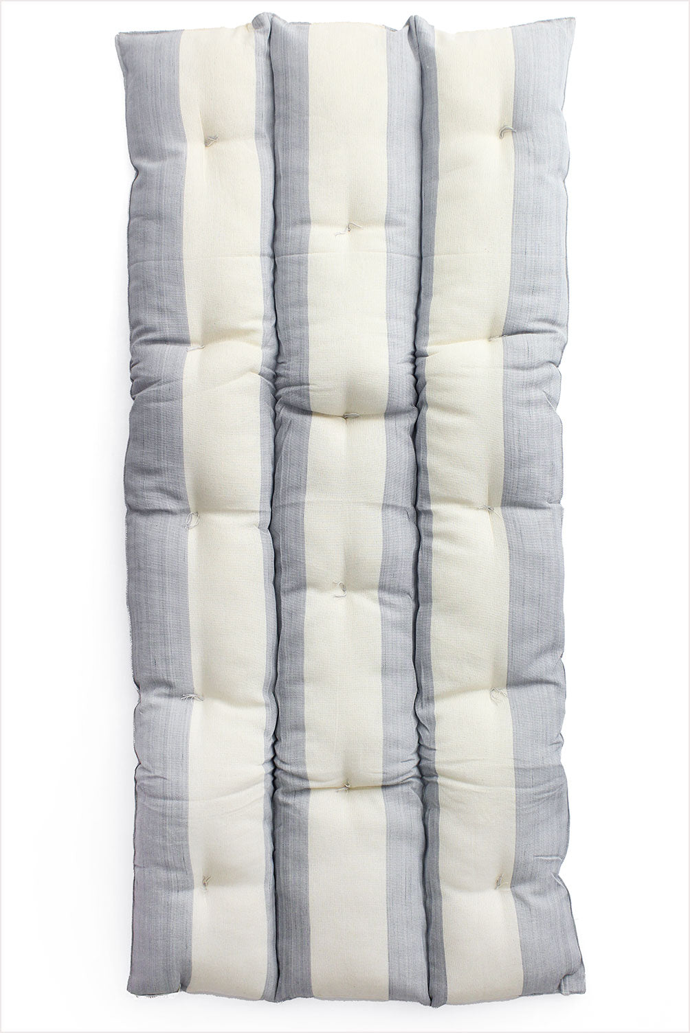 Tensira Rectangular Mattress Gray Wide Stripe