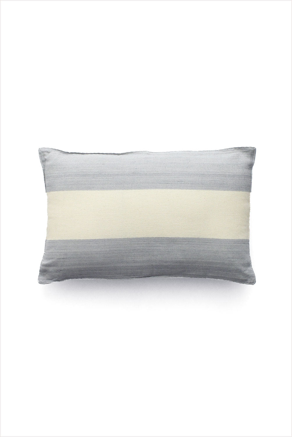 Tensira Mini Cushion Gray Wide Stripe