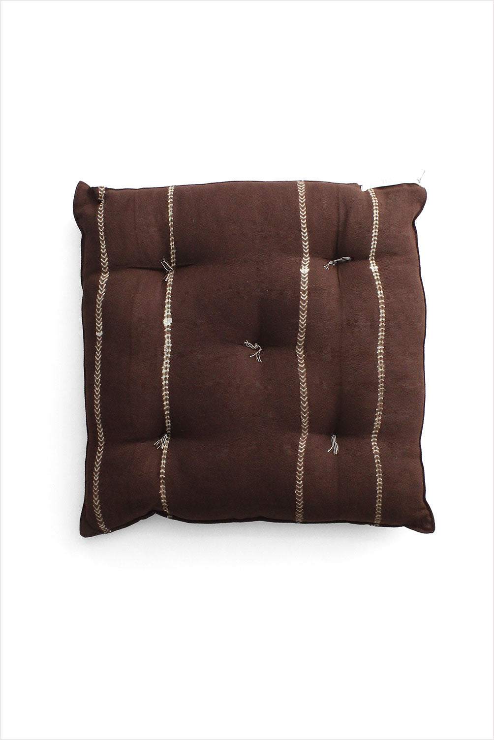 Tensira Square Cushion Chocolate Brown
