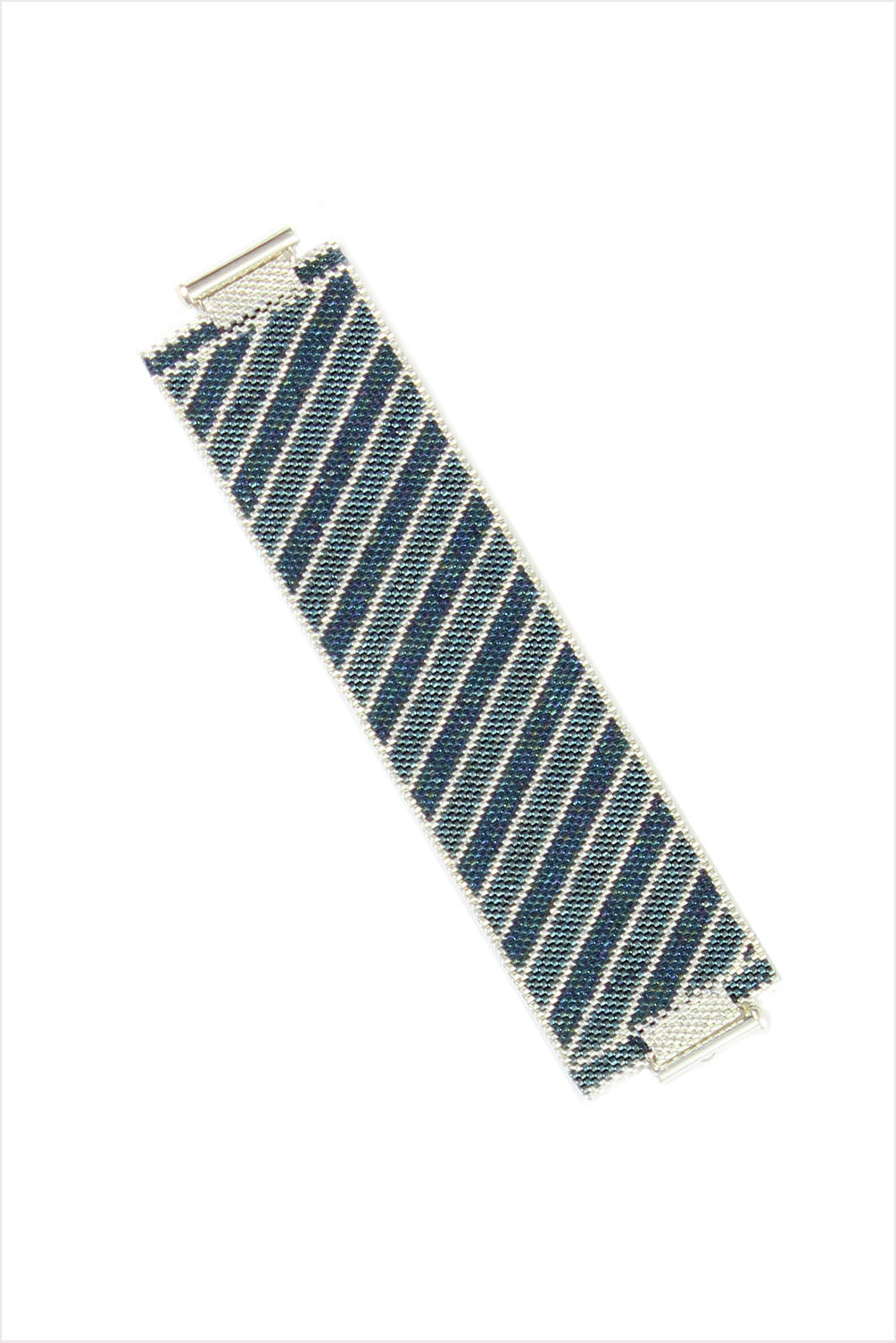 Diagonal Beaded Cuff