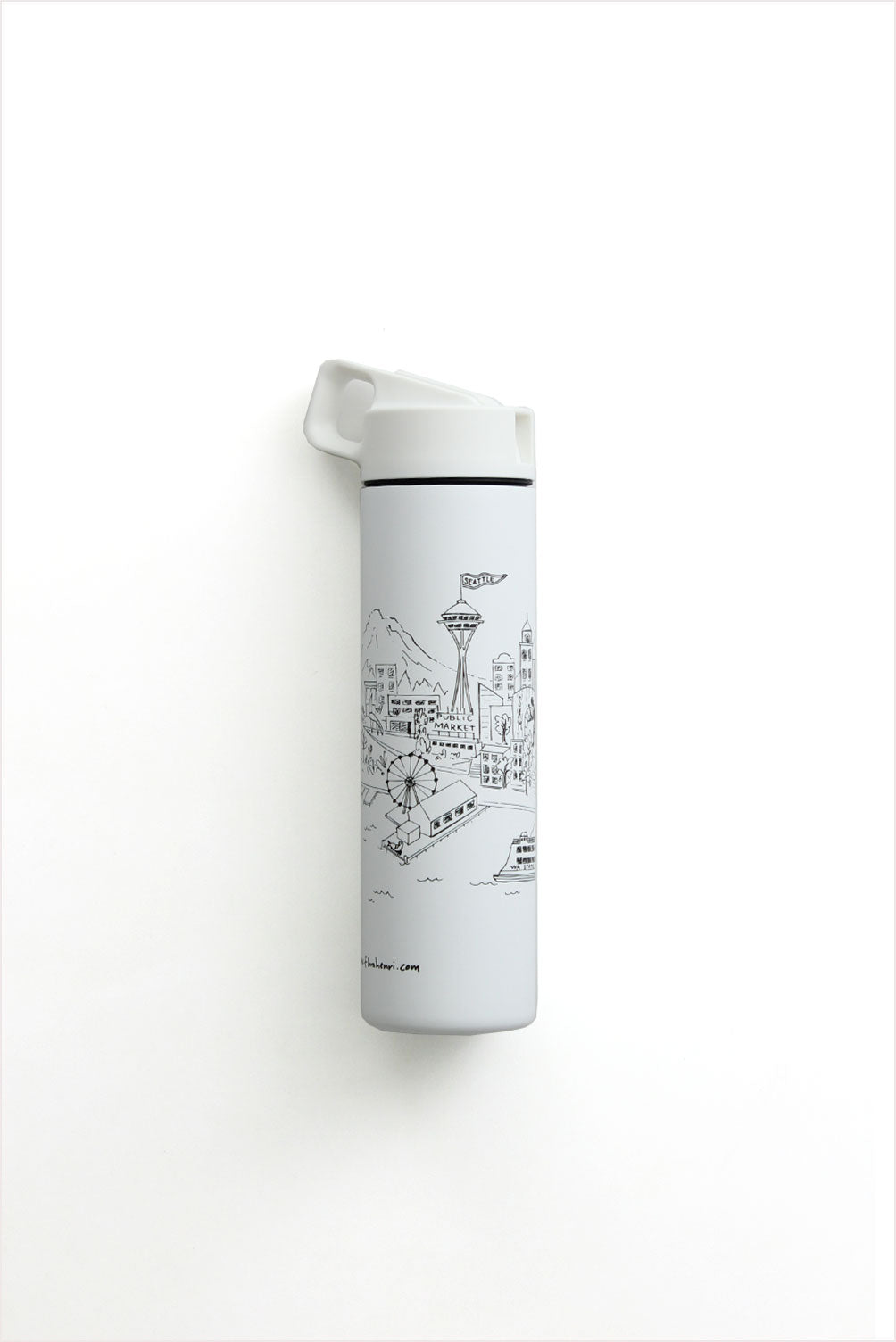 F&amp;H Seattle Skyline Water Bottle