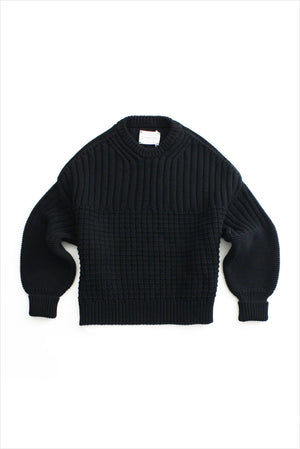 Delčia Cotton Sweater Black