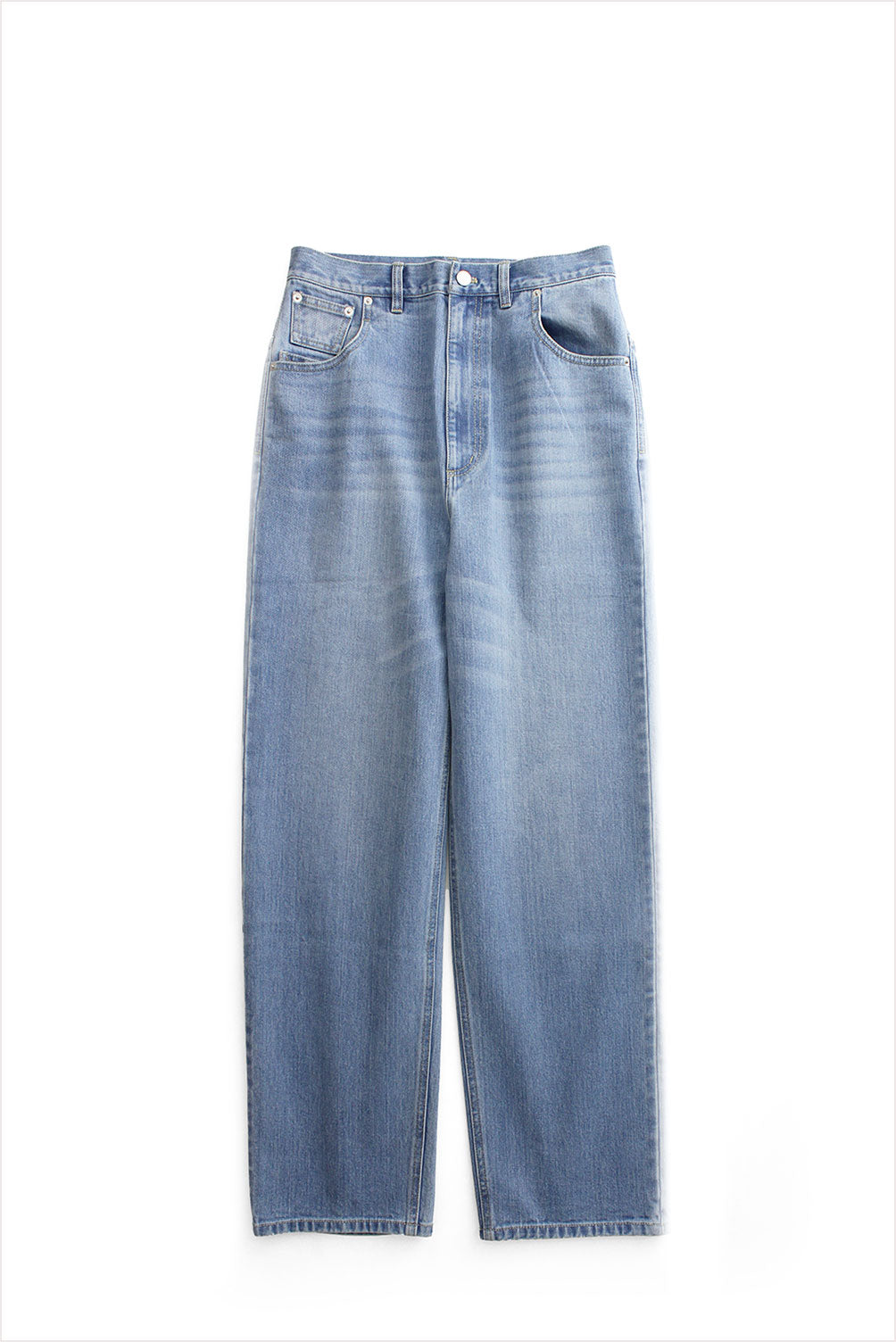 Tibi Dennis Jean Vintage Blue Wash Denim