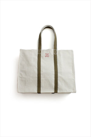 Heavy Duty Brown Handle Canvas Tote Bag 36
