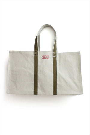 Heavy Duty Brown Handle Canvas Tote Bag 36/2