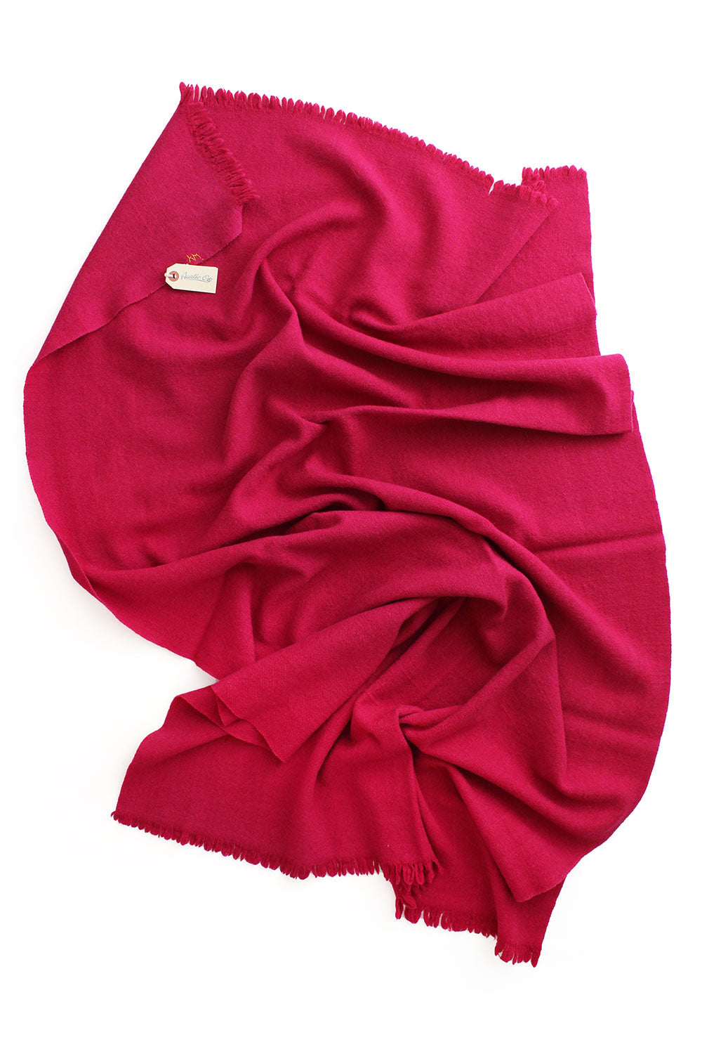 Wool Throw Hot Pink