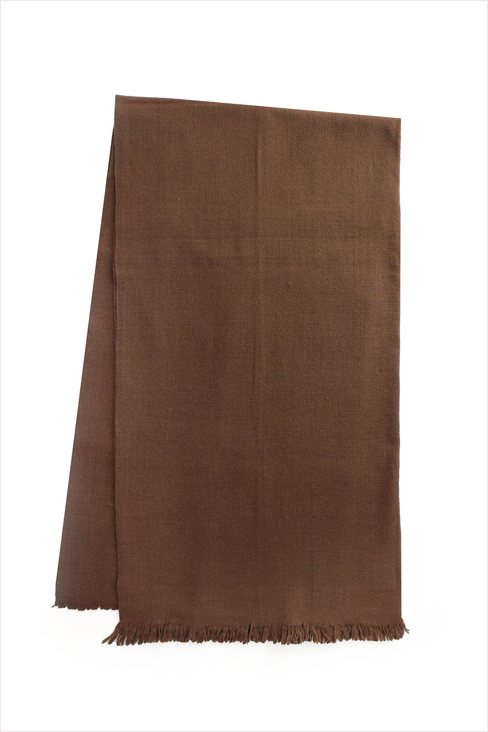 Wool Throw Brown
