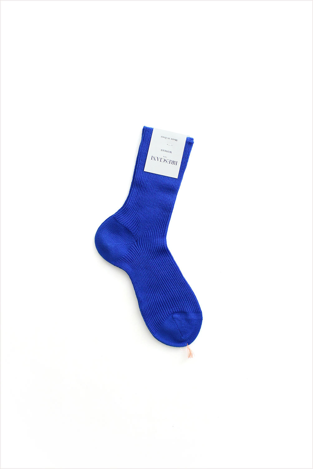 Bresciani Women&#39;s Wool Rib Socks Blue