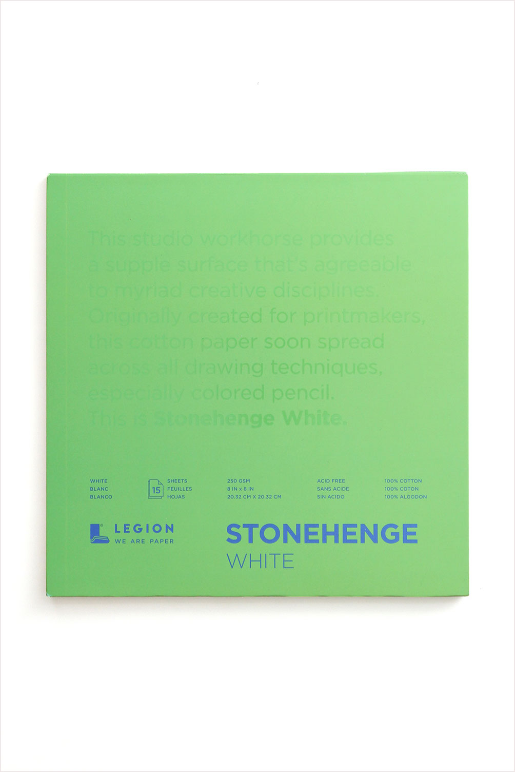 Stonehenge White Paper Pad