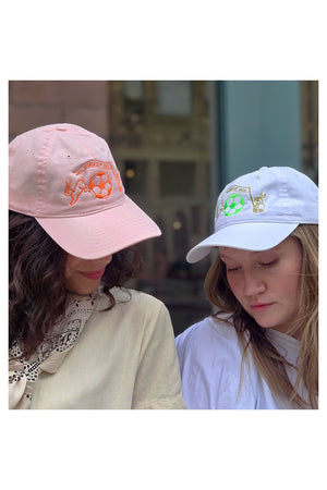 F&H World Cup Bunny Ball Cap Soft Pink
