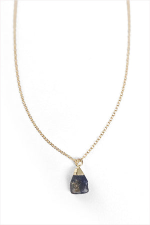 Sapphire Charm Necklace