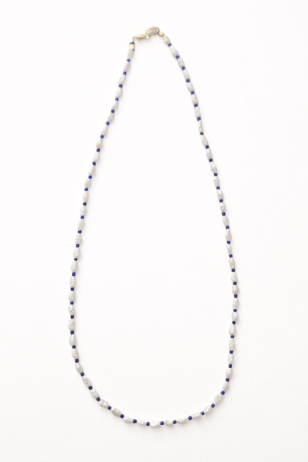Freshwater Rice Pearl &amp; Bead Necklace