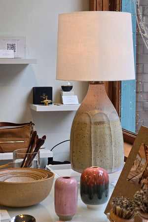 Petal Carved Lamp Lavender