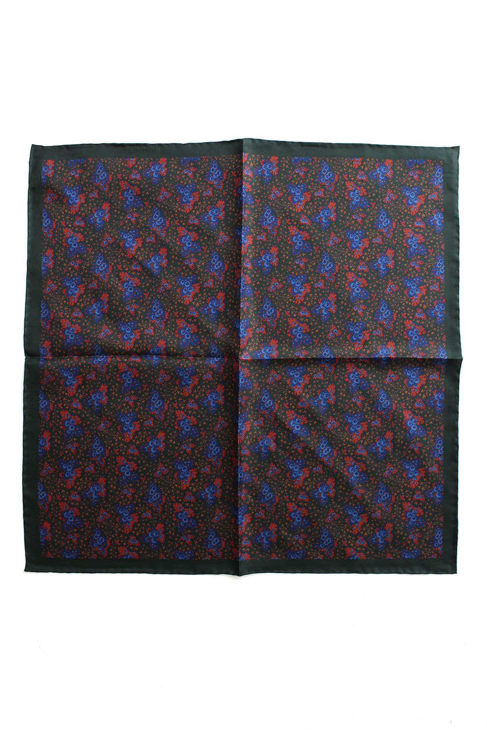 Silk Headscarf Floral Leaf