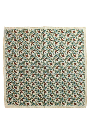 Silk Wool Headscarf Snipe Wheat