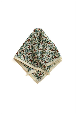 Silk Wool Headscarf Snipe Wheat