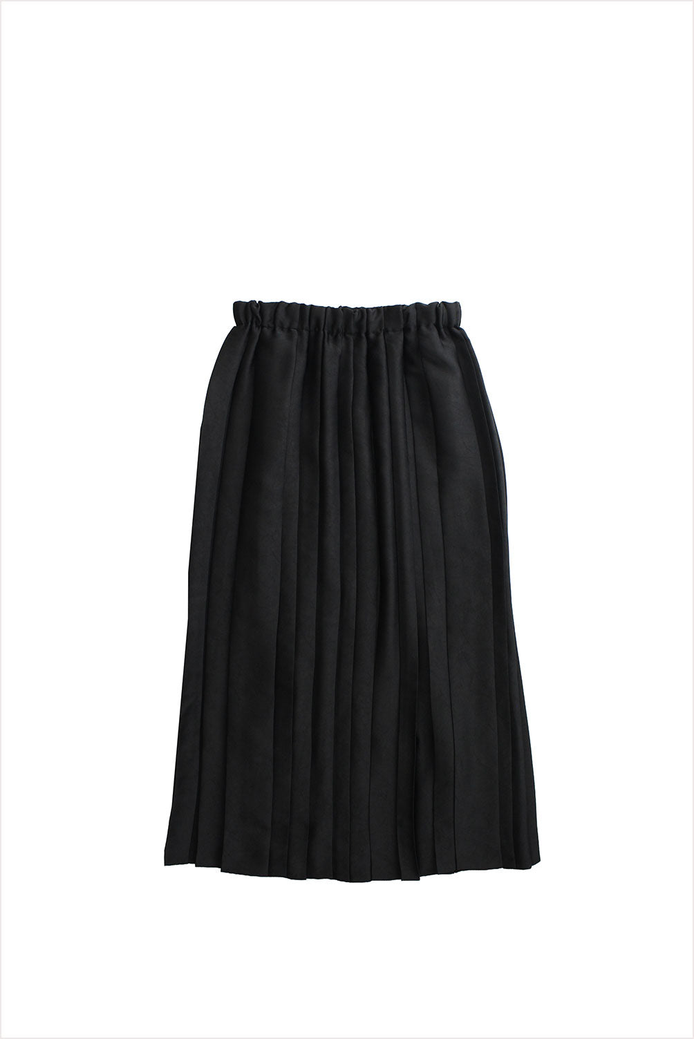 Tibi Pleated Pull On Skirt Black