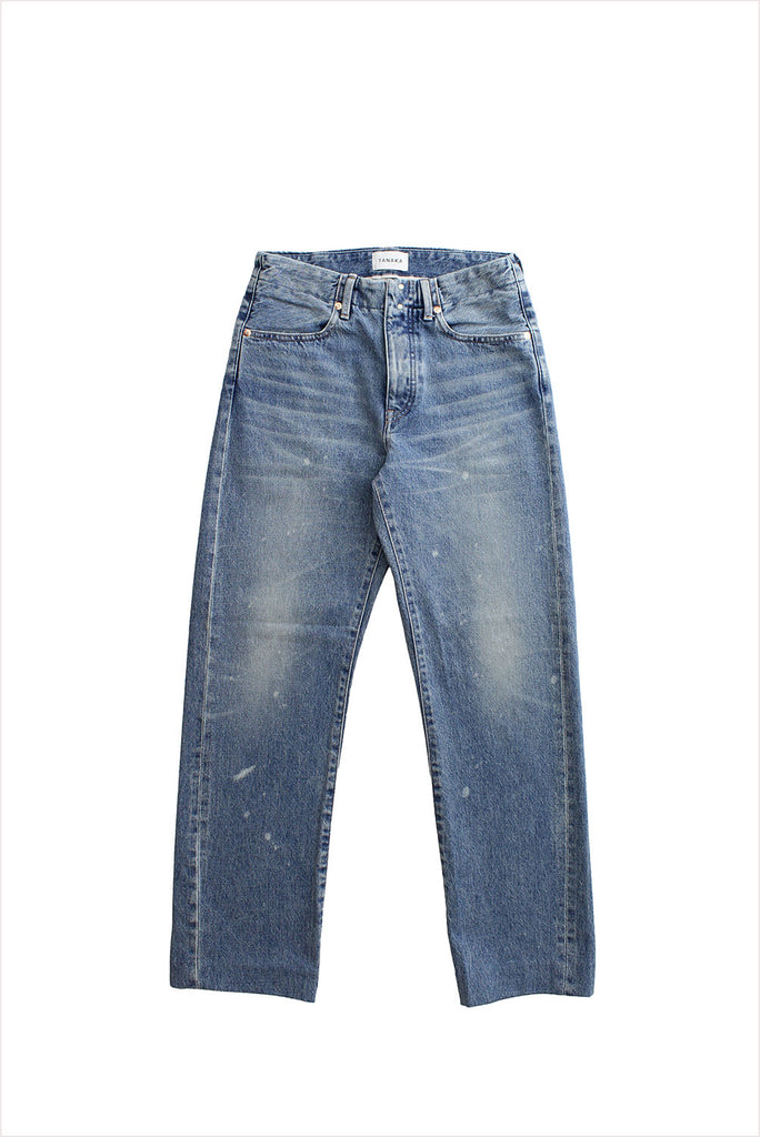 Tanaka Classic Jean Trouser Bleach Blue - flora and henri