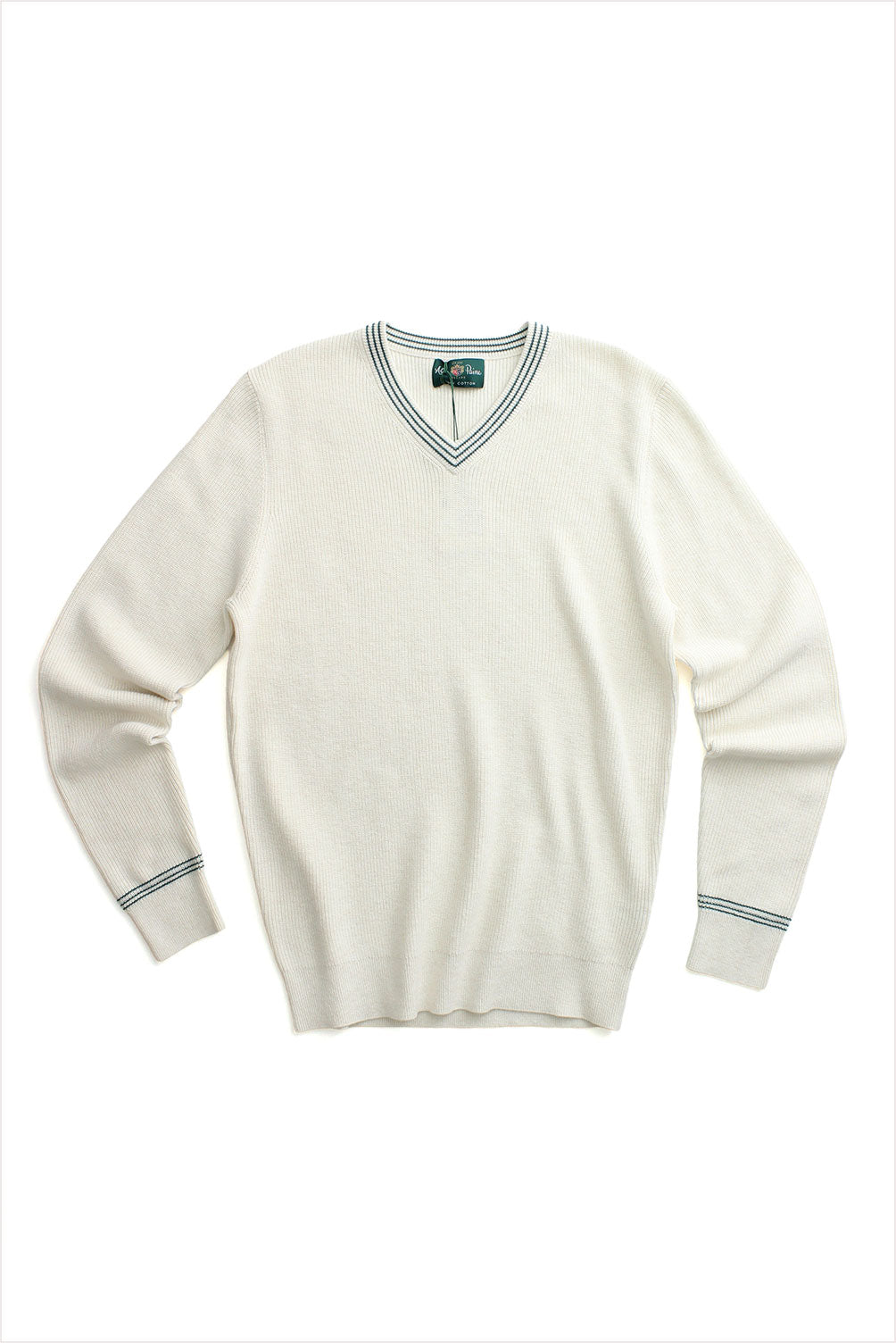 Alan Paine Kenington V-Neck Sweater Blonde