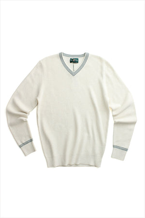 Alan Paine Kenington V-Neck Sweater Blonde