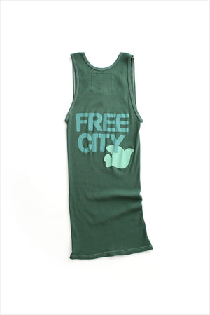 FREECITY Supervintage Tank Eatgreen