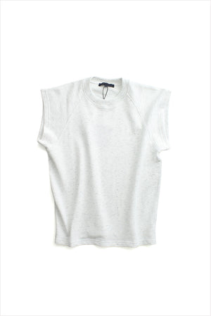 Tibi Sleeveless Easy Top White Multi