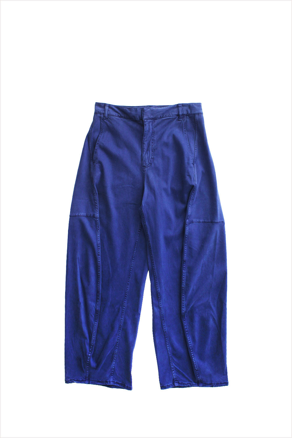 Tibi Stretch Twill Sid Pant Bright Navy