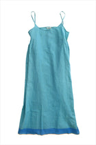 Injiri Herbarium 175 Slip Dress Dark Aqua