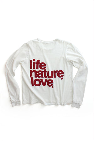 FREECITY Oldschool Long Sleeve Tee Laundry Whites
