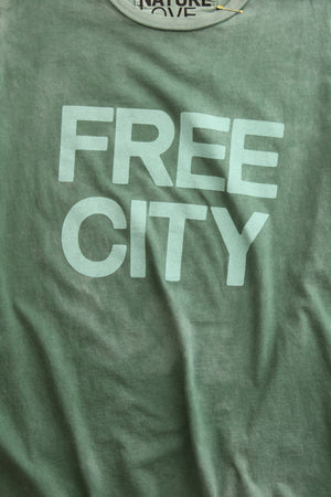 FREECITY Supervintage Tee Eatgreen